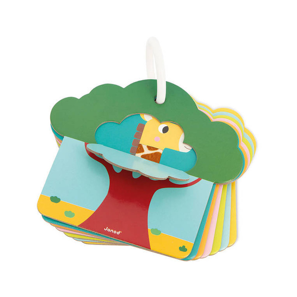 Karty sensoryczne Sawanna 7 elementów, Janod