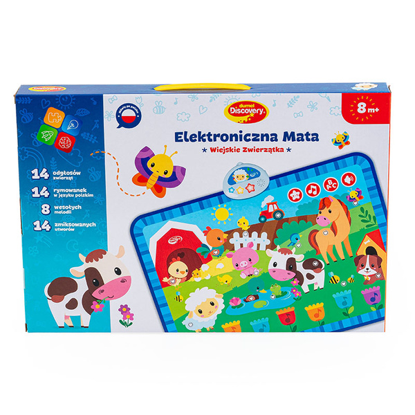 Elektroniczna mata świecąca Wiejskie Zwierzątka 8 m+, Dumel Discovery