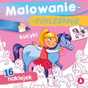 Malowanie-doklejanie. Kucyki