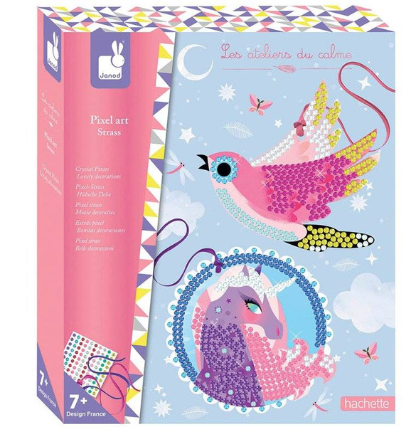 Zestaw kreatywny Cudowne kryształki Medaliony 7+, Janod