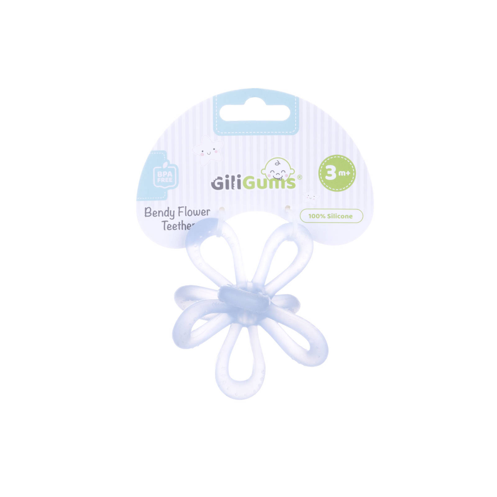 Gryzak silikonowy Giligums bezpieczeństwo ząbkowanie