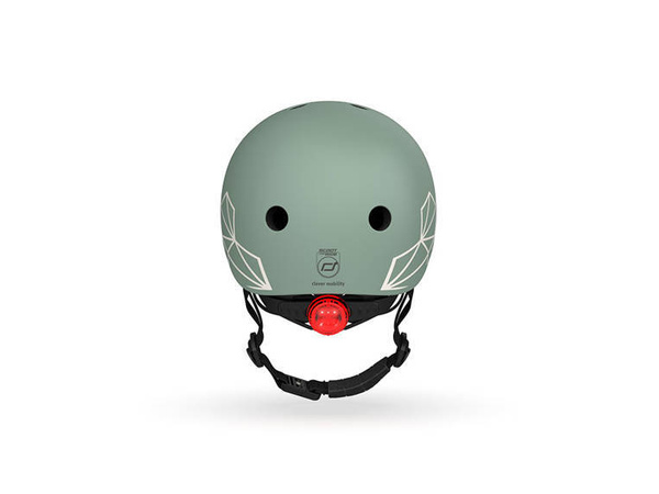 Scoot and Ride Kask dla dzieci 1-5 lat rozm. XXS-S, kolor: Green Lines