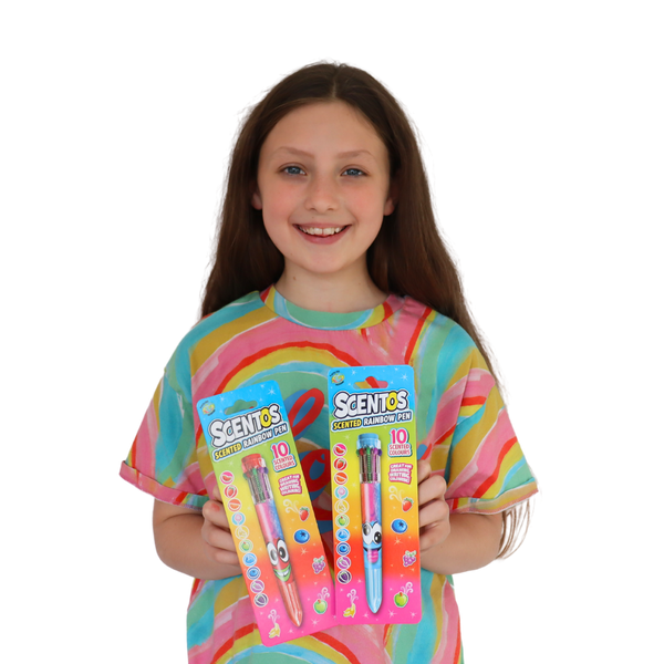 Pachnący długopis - żelowy multikolor, dla dzieci, 3 lata+, Scentos