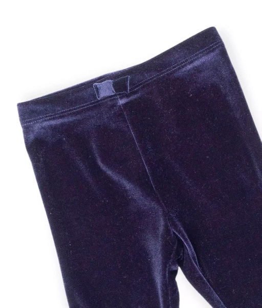 Sinsay Legginsy dziewczęce welurowe z kokardką