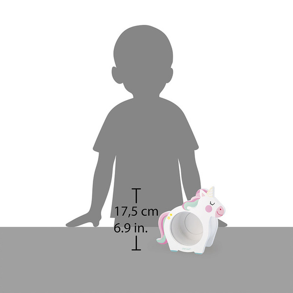 Skarbonka drewniana Jednorożce, dla dzieci, na prezent, 3 lata+, Janod