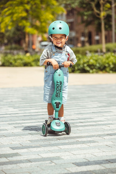 Scoot and Ride HK1 2w1 jeździk i hulajnoga dla dzieci 1-5 lat, kolor: Forest
