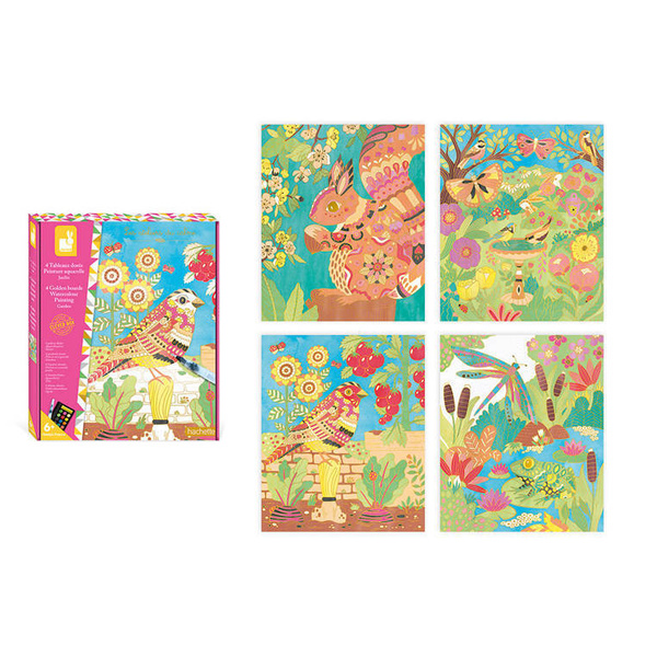 Zestaw kreatywny Złote kontury Ogród 6+, Janod