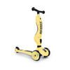 Zestaw: Scoot and Ride HK1 2w1 jeździk i hulajnoga dla dzieci 1-5 lat, kolor: Lemon + kask S-M, kolor: Lemon