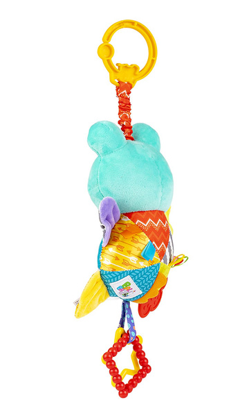 Zawieszka do wózka łóżeczka z gryzakiem Zwariowany Felek, 0 m+, Balibazoo