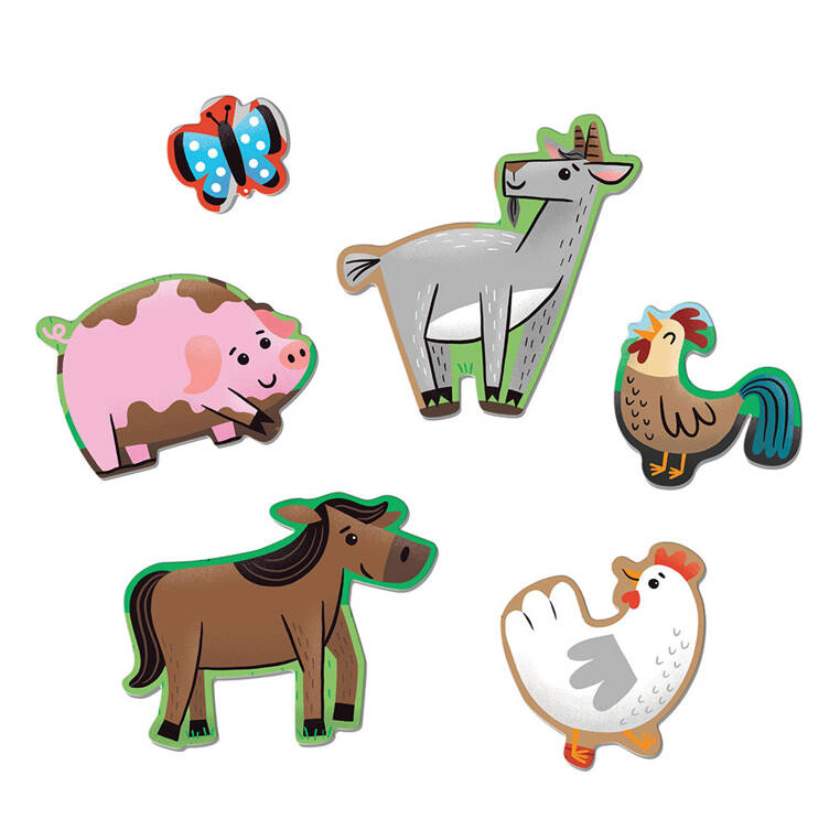Puzzle Farma Mudpuppy – kolorowe puzzle edukacyjne dla dzieci