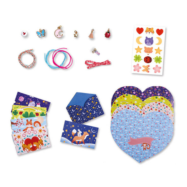 Zestaw kreatywny do tworzenia biżuterii Bransoletki życzeń 8+, Janod