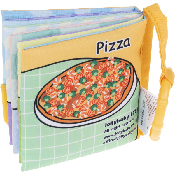 Książeczki Gryzaki 4W1 - zabawki edukacyjne dla dzieci 0 m+, Jolly Baby