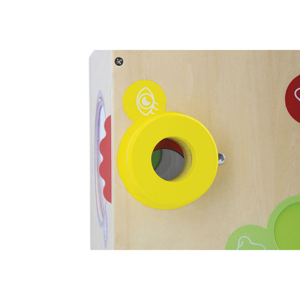 Kostka sensoryczna drewniana - zabawka edukacyjna, dla dzieci, 18 m+, Janod