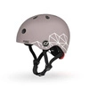 Scoot and Ride Kask dla dzieci 1-5 lat rozm. XXS-S, kolor: Brown Lines