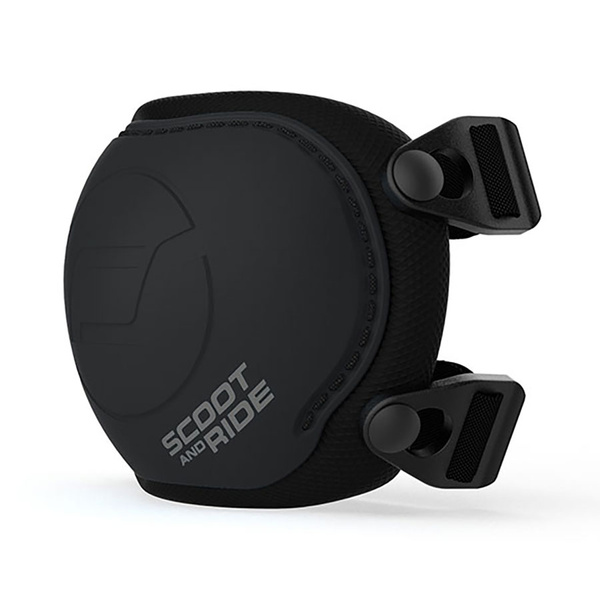 Zestaw: Scoot and Ride Kask dla dzieci 3+ rozm. S-M, kolor: Black (czarny) + ochraniacze rozm. S