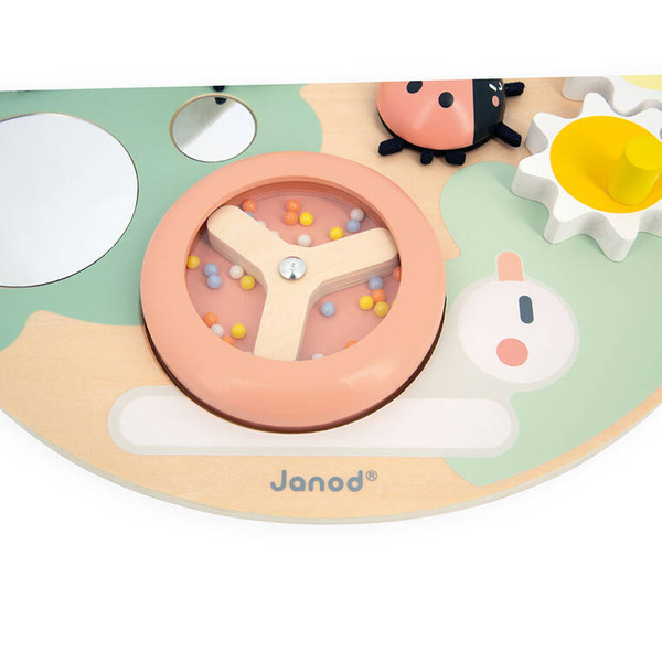 Zabawki drewniane - Tablica edukacyjna wielofunkcyjna Ogród 12m+, Janod