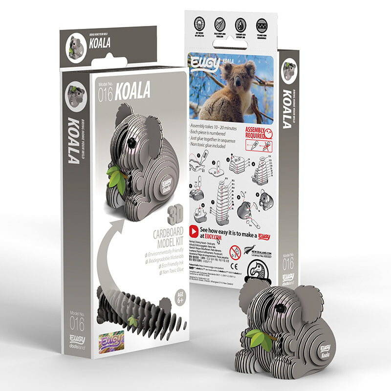 Układanka 3D Koala Eugy ekologiczna zabawka