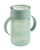 Kubek dla dzieci treningowy 360°, z uchwytami 340 ml green 12 m+, Beaba