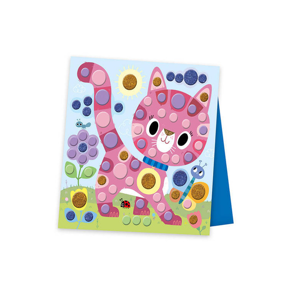 Zestaw kreatywny Okrągłe naklejki My arts & crafts 4+, Janod