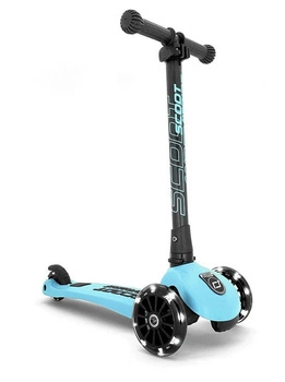 Scoot and Ride Highwaykick 3 LED Hulajnoga składana ze świecącymi kółkami 3+, kolor: Blueberry