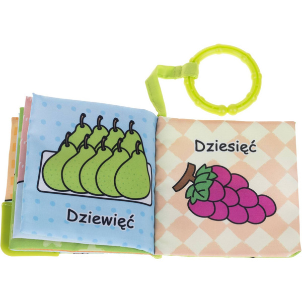 Książeczki Gryzaki 4W1 - zabawki edukacyjne dla dzieci 0 m+, Jolly Baby