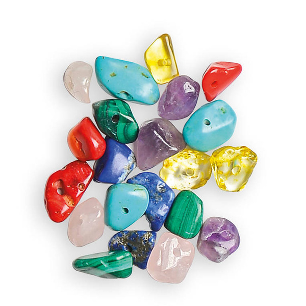 Zestaw kreatywny do tworzenia biżuterii z kamieniami przynoszącymi szczęście 8+, Janod