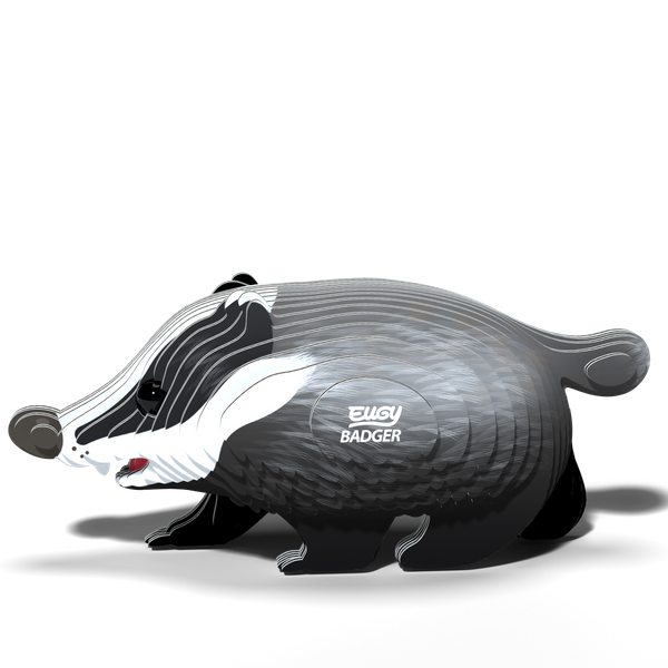 Układanka Puzzle 3D Borsuk - zestaw kreatywny dla dzieci 6 lat+, Eugy