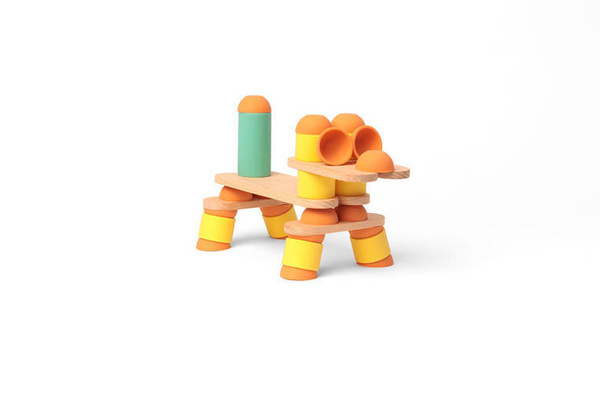 Kreatywny zestaw konstrukcyjny Stix 60 elementów 2+, Oppi