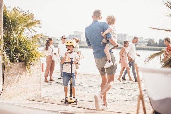 Scoot and Ride Kask dla dzieci 3+ rozm. S-M, kolor: Lemon