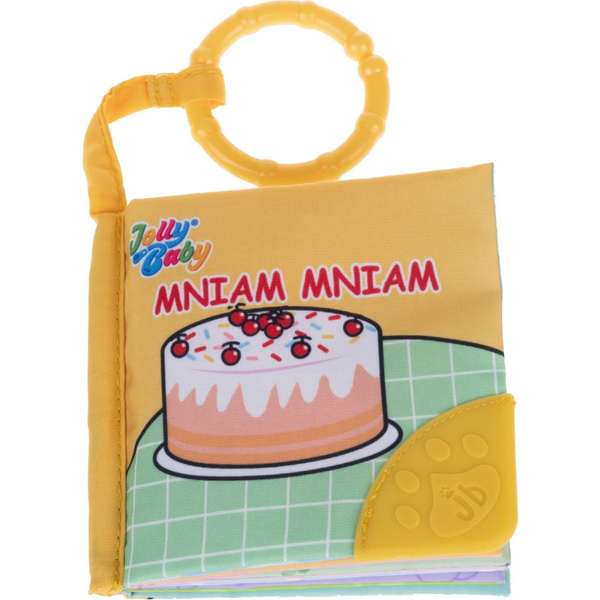 Książeczki Gryzaki 4W1 - zabawki edukacyjne dla dzieci 0 m+, Jolly Baby