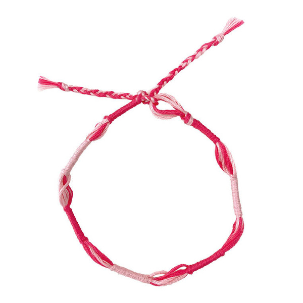 Zestaw kreatywny do tworzenia biżuterii Tęczowe bransoletki 30 szt. 8+, Janod