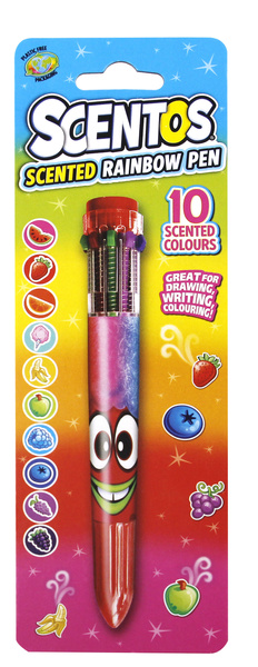 Pachnący długopis - żelowy multikolor, dla dzieci, 3 lata+, Scentos