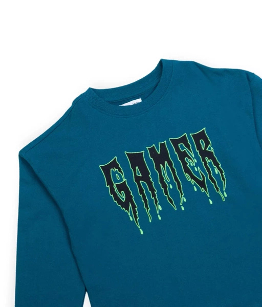 Sinsay Bluza dresowa chłopięca z nadrukiem GAMER