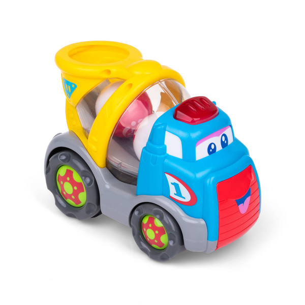 Piłeczkowy Benio betoniarka - śpiewający pojazd dla dzieci 12m+, Dumel