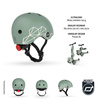 Scoot and Ride Kask dla dzieci 1-5 lat rozm. XXS-S, kolor: Green Lines
