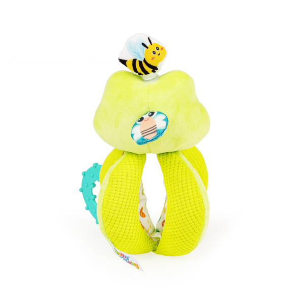 Zabawka sensoryczna dla dzieci - Zakręcona Żaba, 0 m+, Jolly Baby