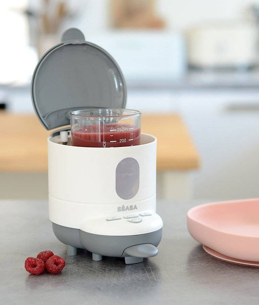 Bib'expresso® Ekspres do mleka 2w1 White/grey, Beaba