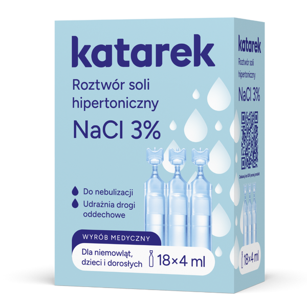 Katarek Roztwór soli hipertoniczny NaCl 3%