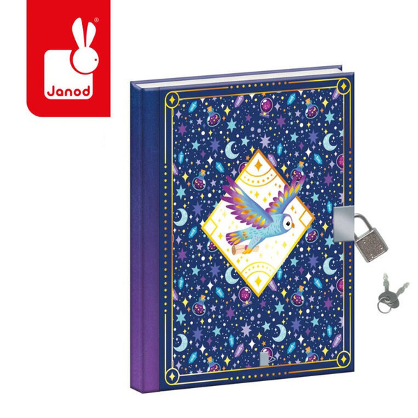 Zestaw kreatywny Sekretna księga Magic School 7+, Janod