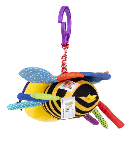 Zawieszka do wózka łóżeczka Kolorowa Pszczoła Maja, dla dzieci 0 m+, Balibazoo