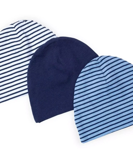 Sinsay Czapka chłopięca 3-pak w paski oraz gładka