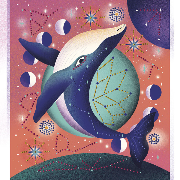 Zestaw kreatywny do malowania Kosmiczne zwierzęta, dla dzieci, 8 lat+, Janod