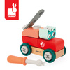Samochód - Wóz Strażacki do składania Kot Brico ‘Kids 2 lata+, Janod