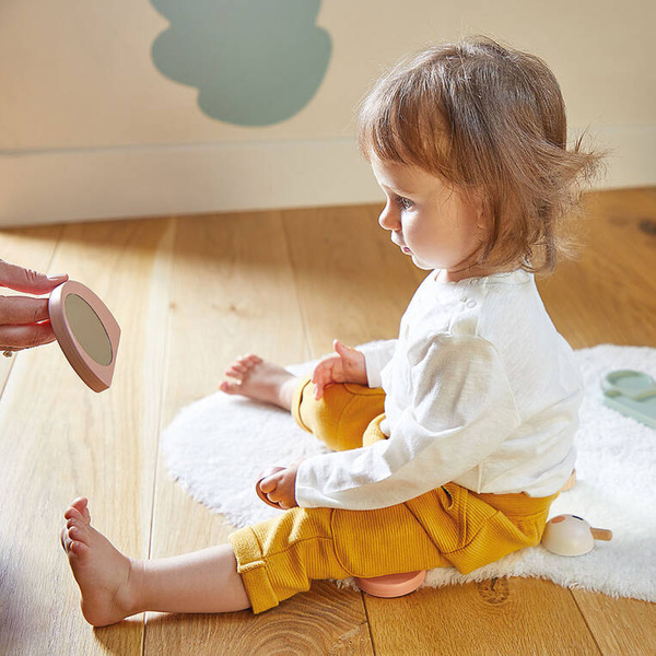 Drewniana układanka sensoryczna Ślimak Sweet Cocoon 12 m +, Janod