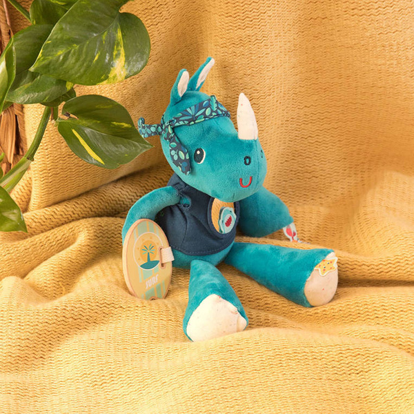 Przytulanka aktywizująca wielofunkcyjna Nosorożec Marius 9 m+, Lilliputiens ***OUTLET***