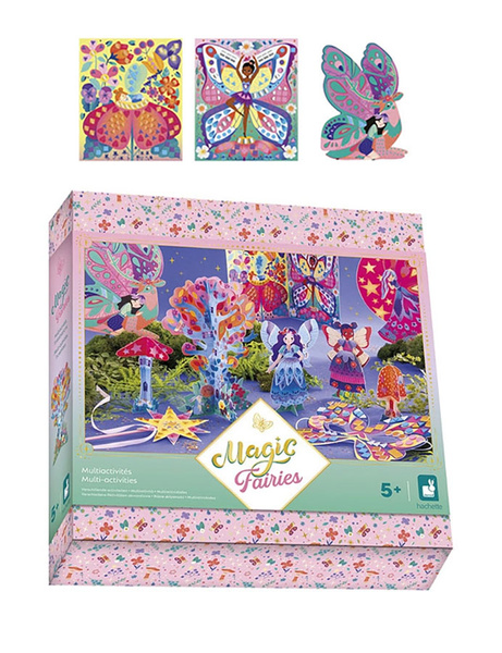 Zestaw kreatywny 11 dekoracji Wróżki Magic Fairies, dla dzieci, 5 lat+, Janod