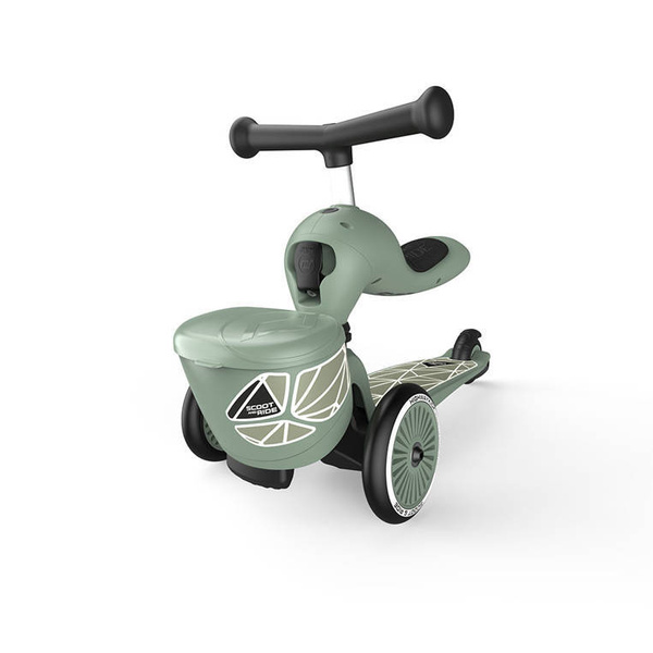 Scoot and Ride HK1 Lifestyle 2w1 jeździk i hulajnoga dla dzieci 1-5 lat, kolor: Green Lines