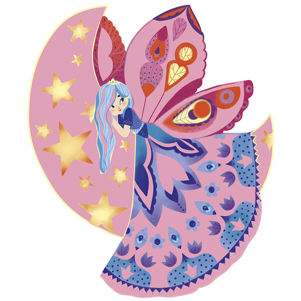 Zestaw kreatywny 11 dekoracji Wróżki Magic Fairies, dla dzieci, 5 lat+, Janod