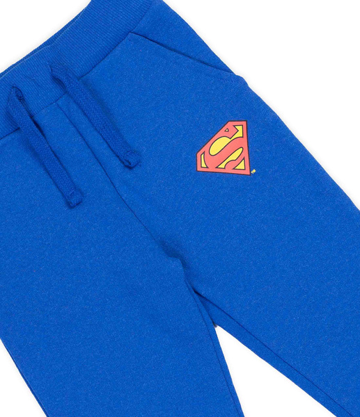 Sinsay niebieskie spodnie dresowe jogger Superman