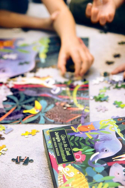 Puzzle rodzinne świecące w ciemności Ocean 500 elementów 8+, Mudpuppy